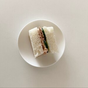 簡単！きゅうりとツナのサンドイッチ